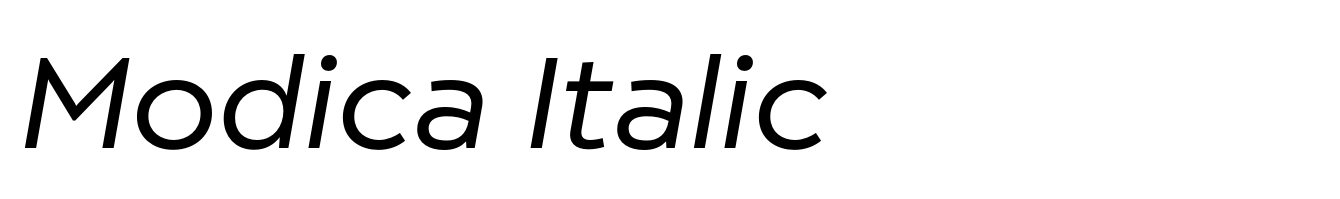 Modica Italic